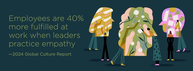Employees are 40% more Fulfilled at Work when Leaders Practice Empathy